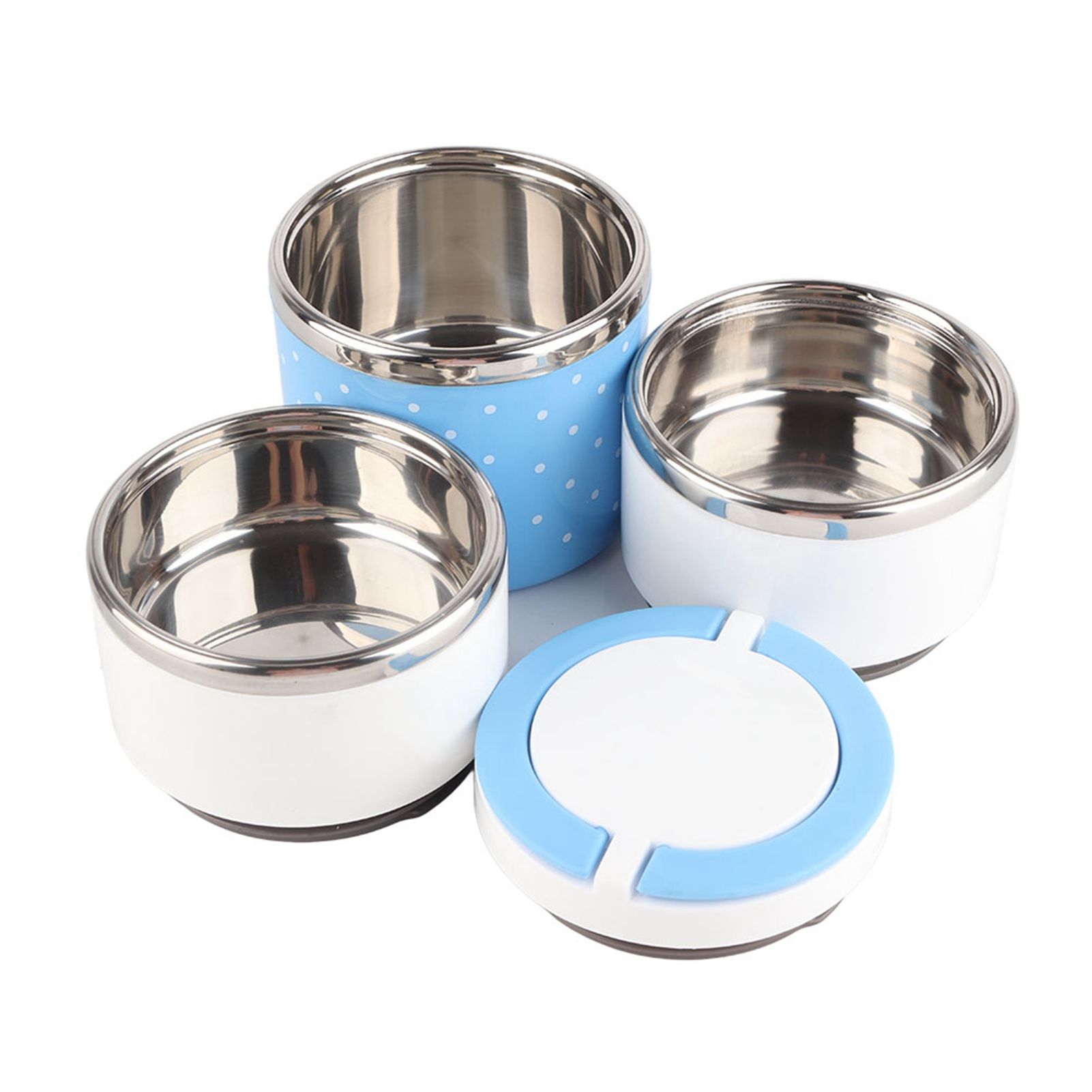 3 Layer Stainless Steel Insulation Thermo Thermal Lunch Box Food Container Hot view 7