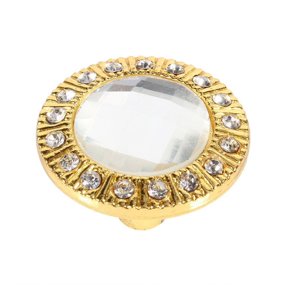 10pcs Clear Diamond Crystal Glass Wardrobe Knob Cupboard Drawer Door Pull Handle view 7