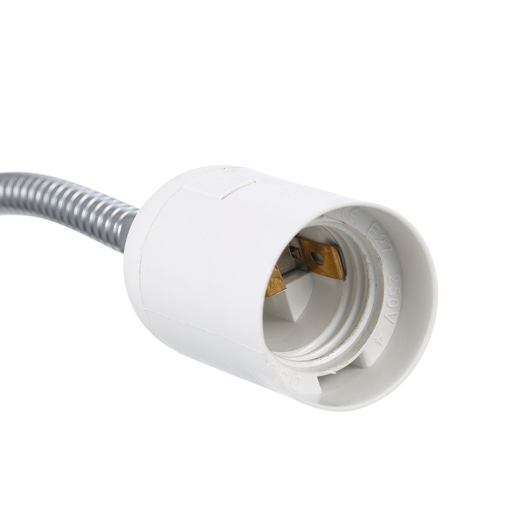 AC110-220V 50W E27 Bulb Base Socket Holder Desk Lamp (Bulb not Included) with