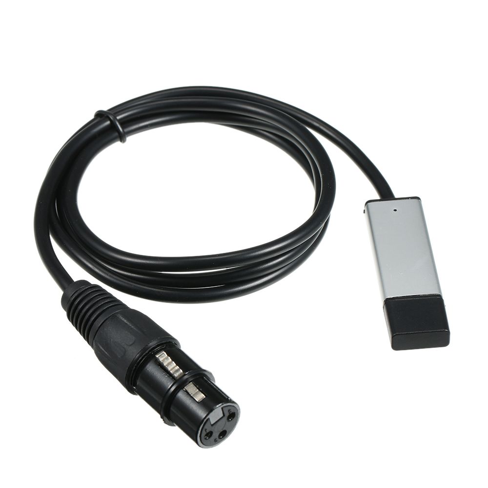 USB to DMX Interface Adapter LED DMX512 Computer PC Stage Lighting Controller view 3