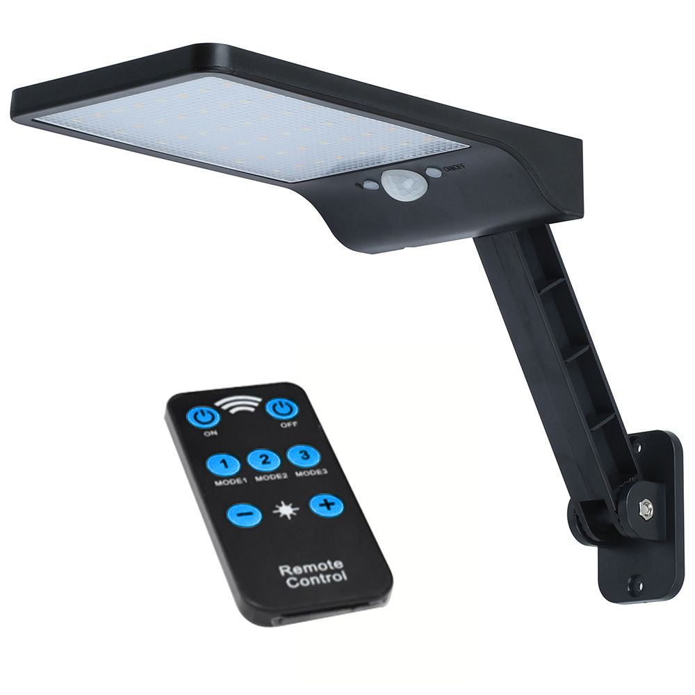 48L-ED Solar Light with Remote Control 3 Modes PIR Motion Sensor IP65 view 2