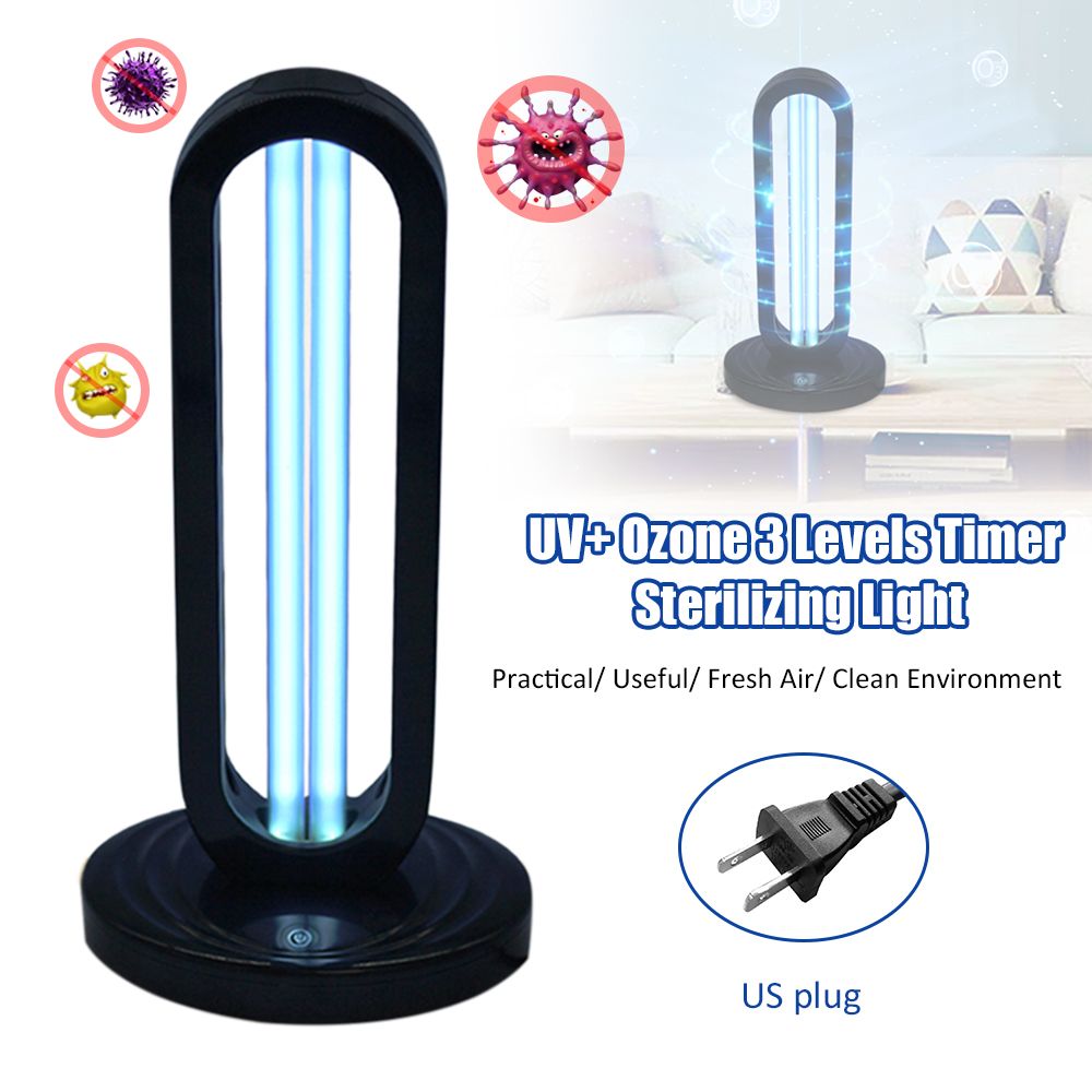 A C 220 V 38 W 254NM UV+ Ozone Timer Light with Remote Control Lamp 3 Levels view 2