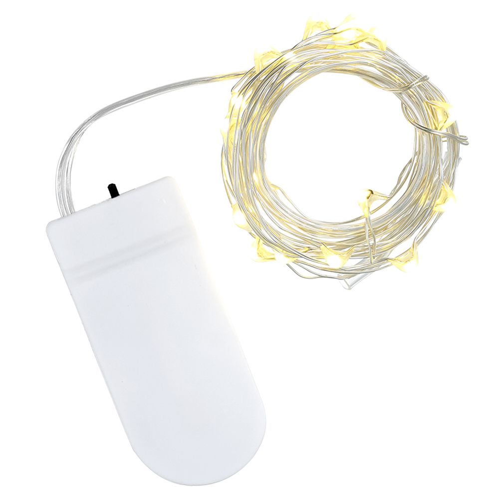 LEDs String Light Copper Wire Christmas Fairy Lights Battery Operated for view 2
