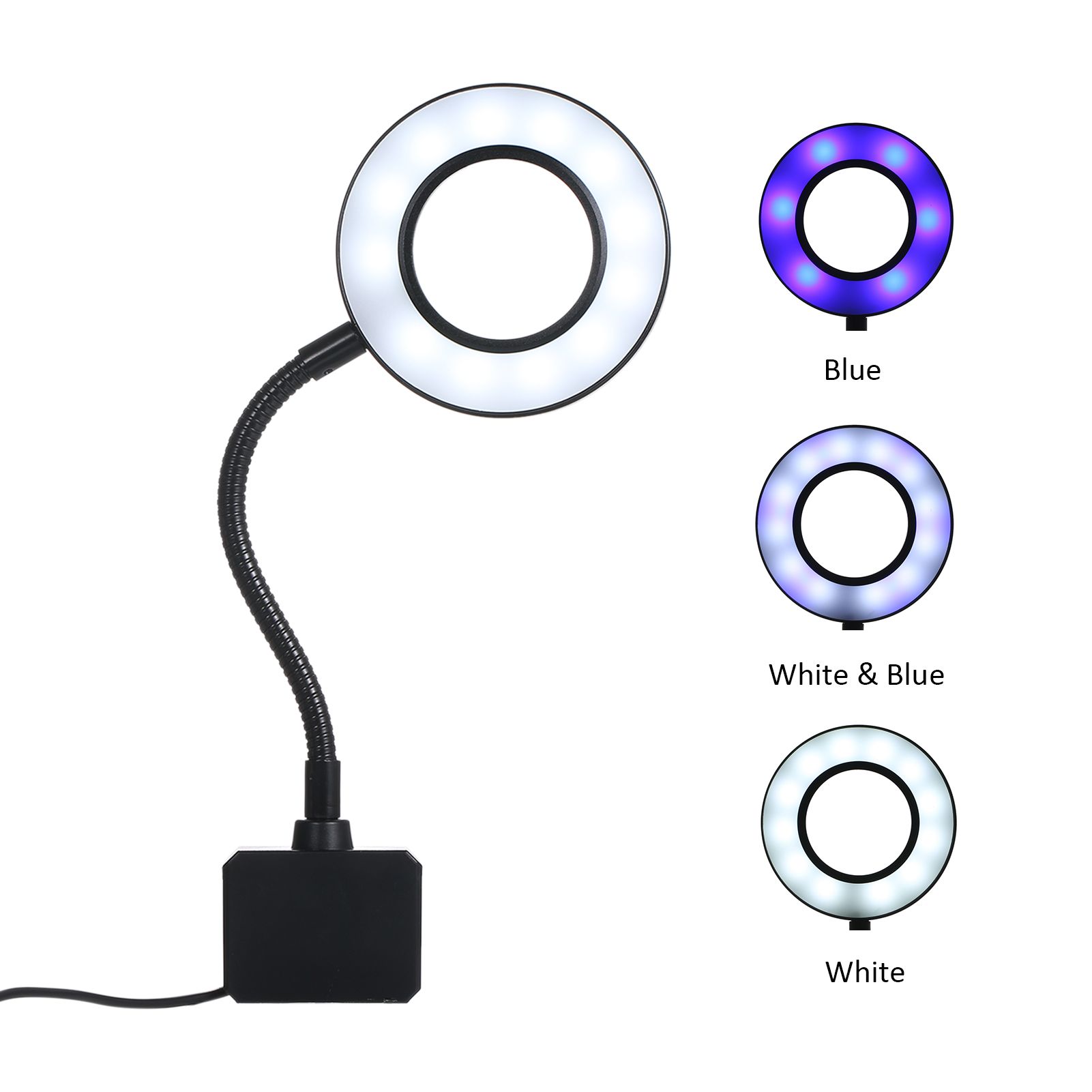 D C 5V 7W 18 LED Aquarium Light Fish Jar Clamp Clip View Lamp USB Powered view 2