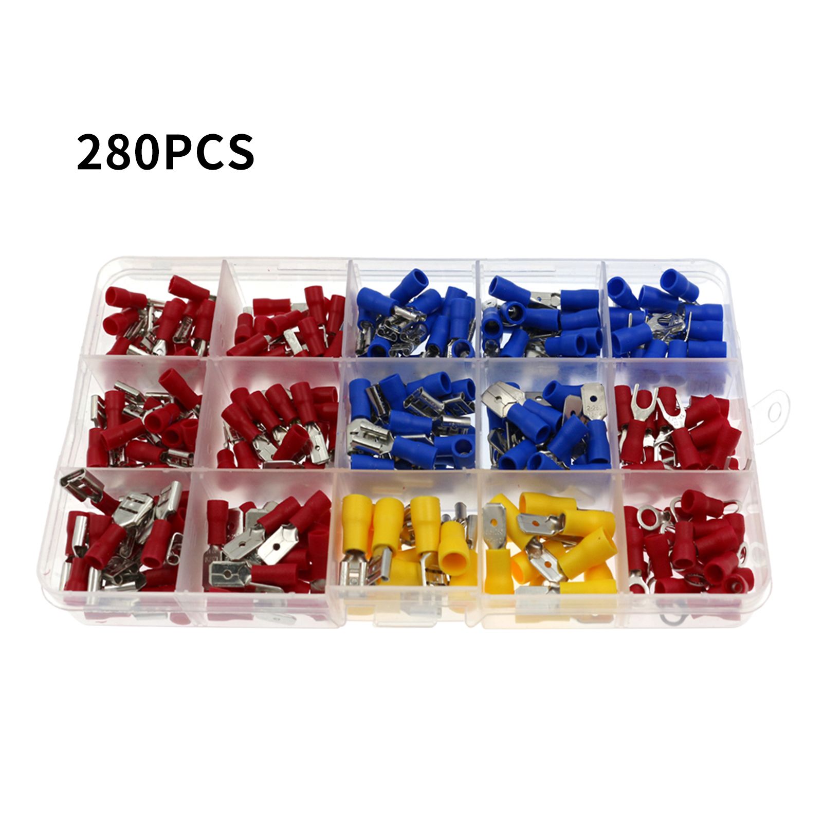 280PCS Insulated Wire Electrical Connectors Butt view 2