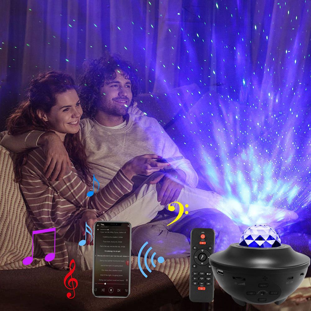 Starry Projector Light Led Night Lamp with Remote Control Romantic Starlit