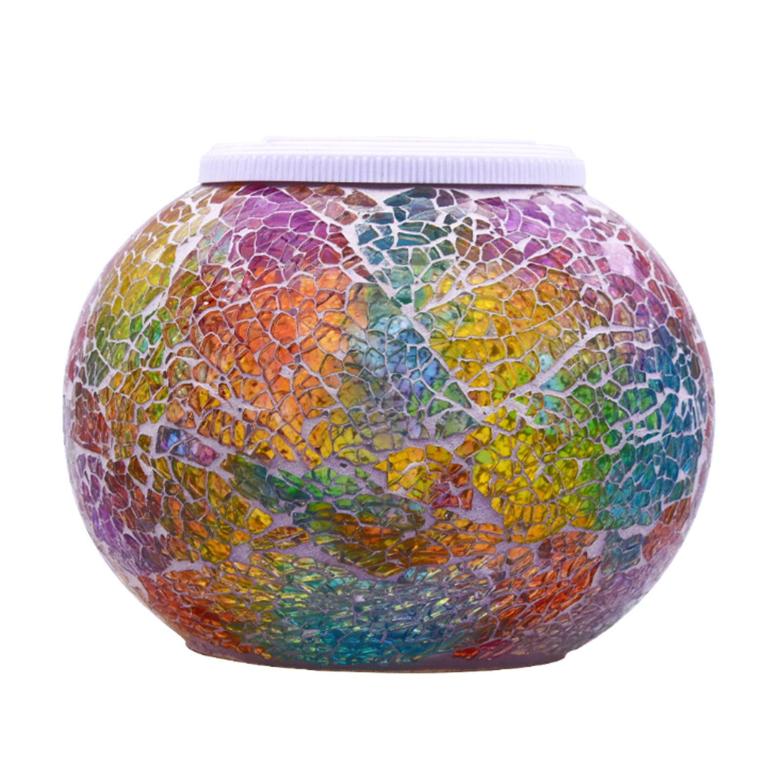 Mosaic-Ball Solar Lamp Color Changing Solar Powered Led Garden Lights Outdoor view 2