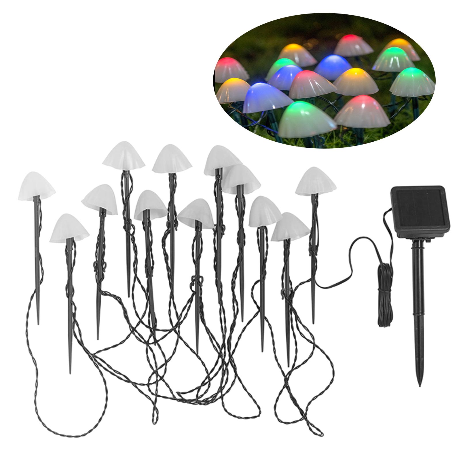 Solar String Lights Outdoor Garden Waterproof Lawn Lighting Decoration Led view 3