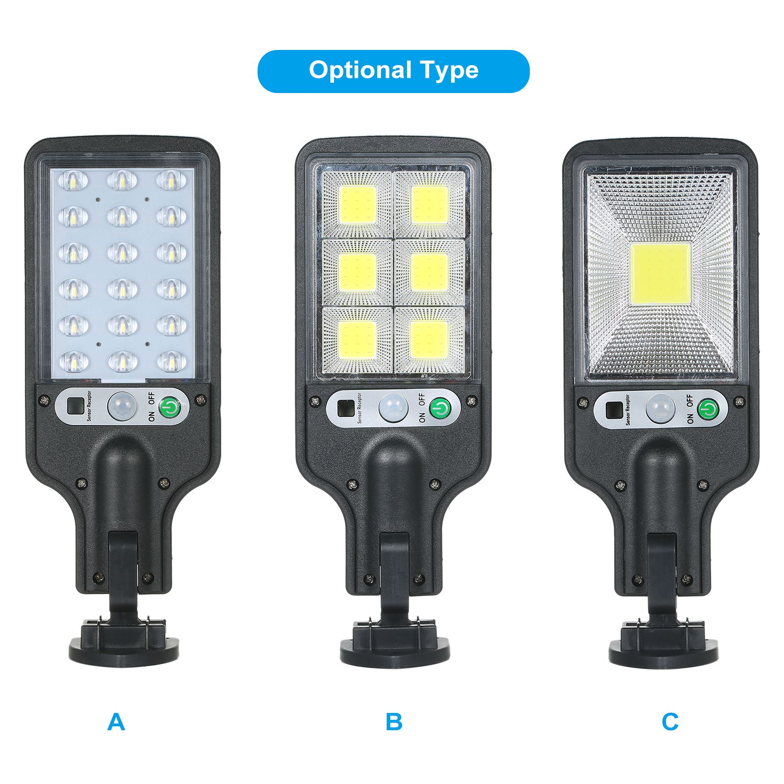 30PCS COB Solar Powered Energy Street Light Outdoor Lamp Sensitive Light