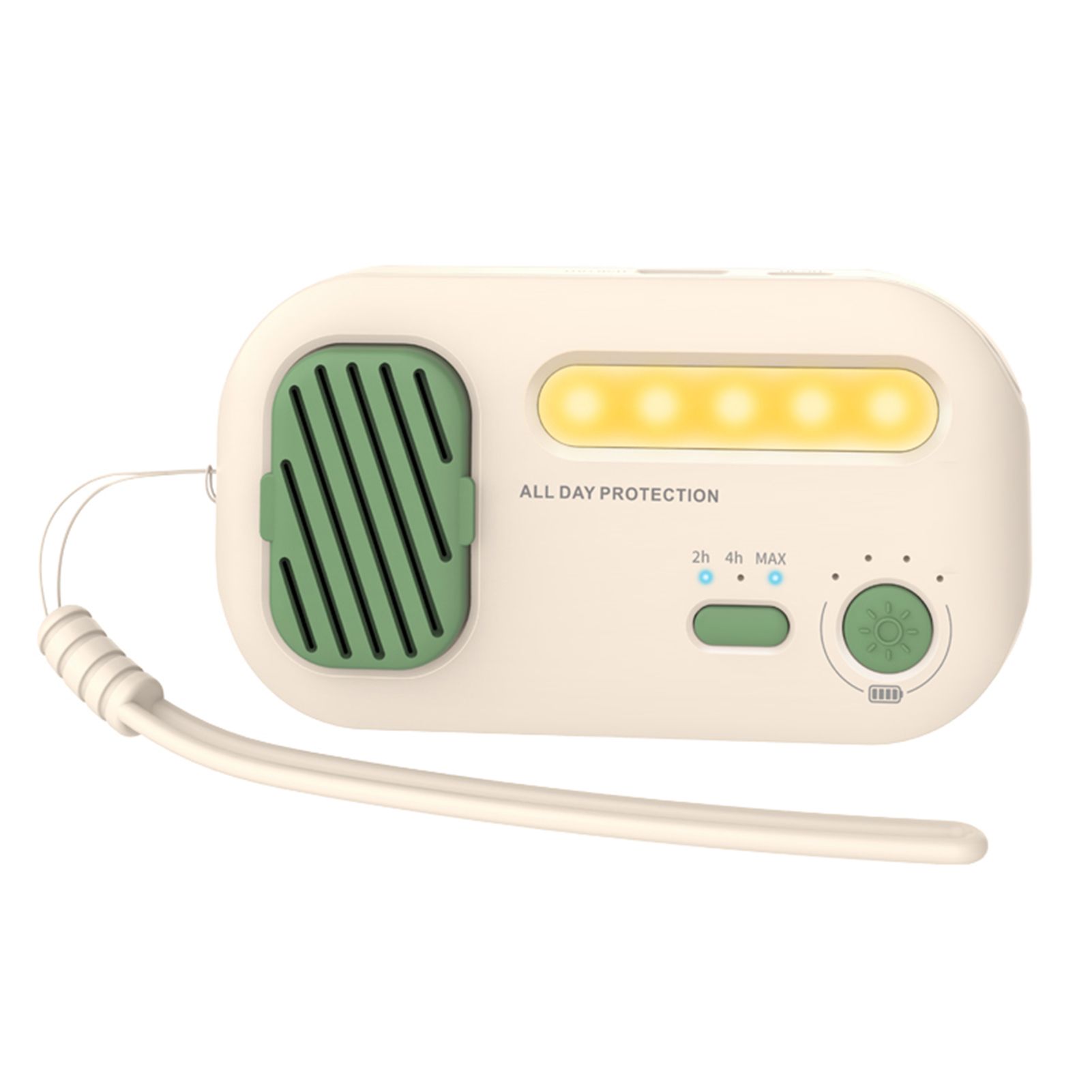Portable Wireless Fly Deterrent Device Electric and Light Waves Fly Deterrent