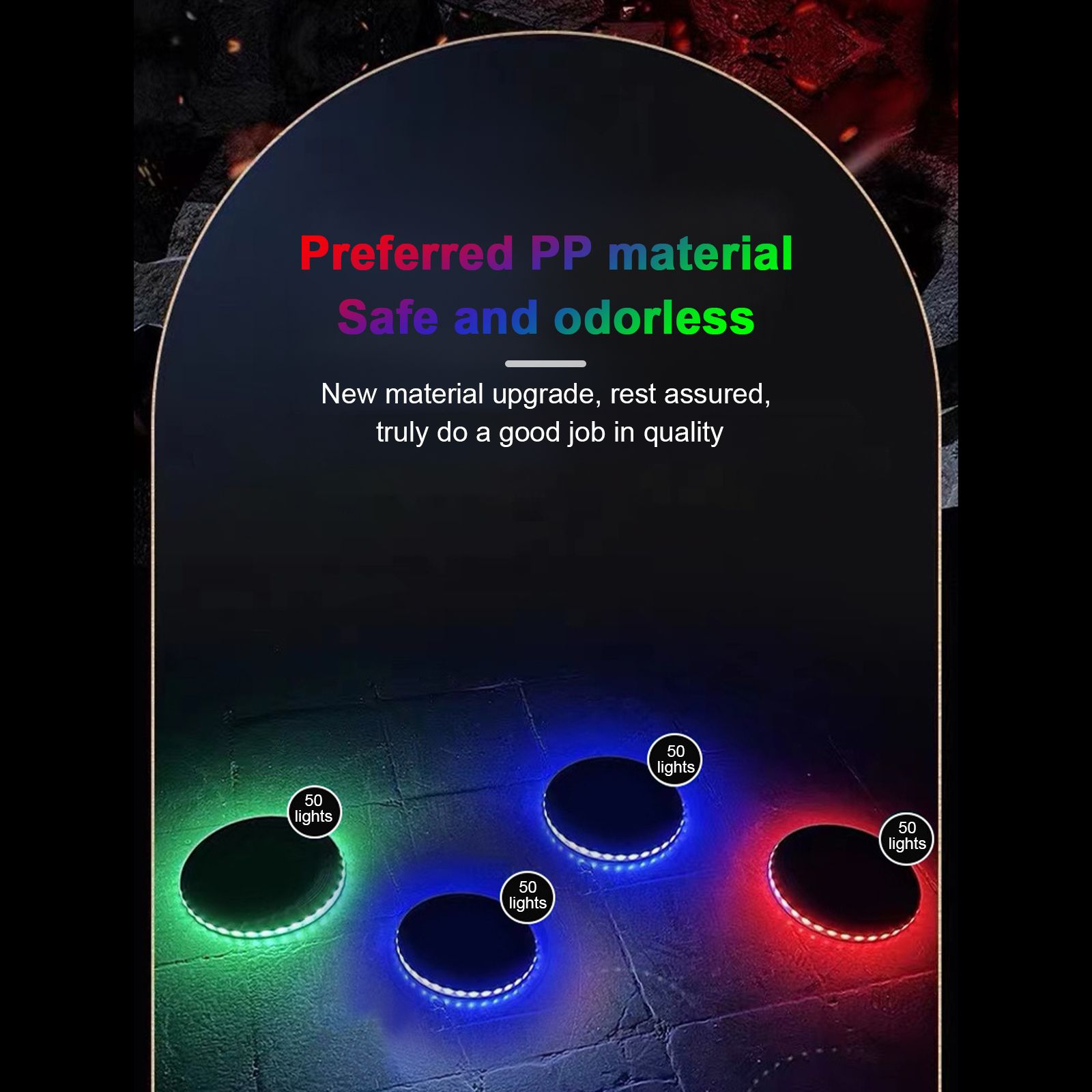 LED Light Up Adult Flying Disc with Light Strip Luminous Glow-in-the-Dark view 7
