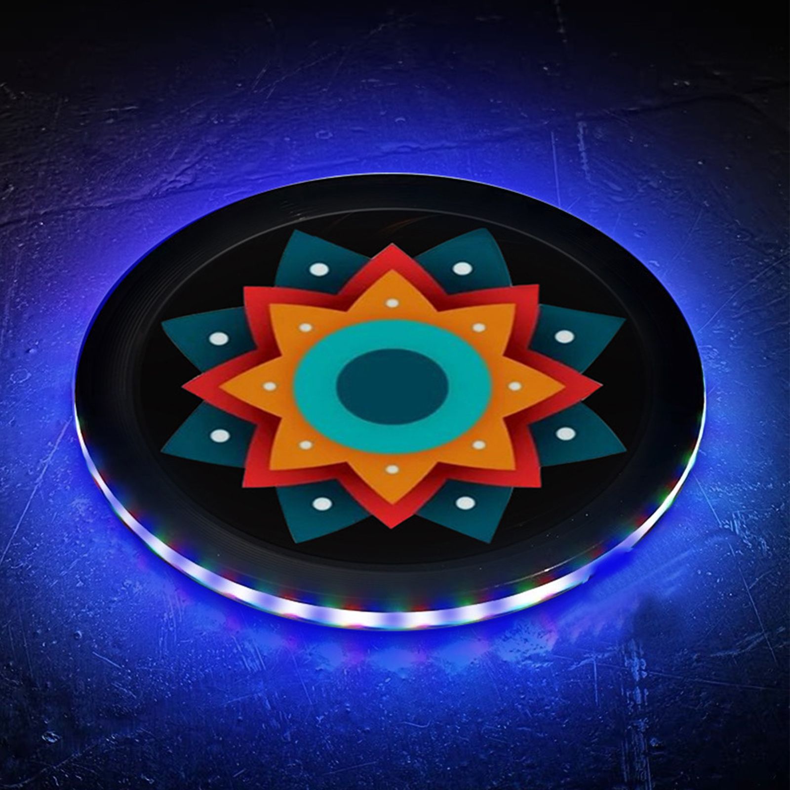LED Light Up Adult Flying Disc with Light Strip Luminous Glow-in-the-Dark view 12