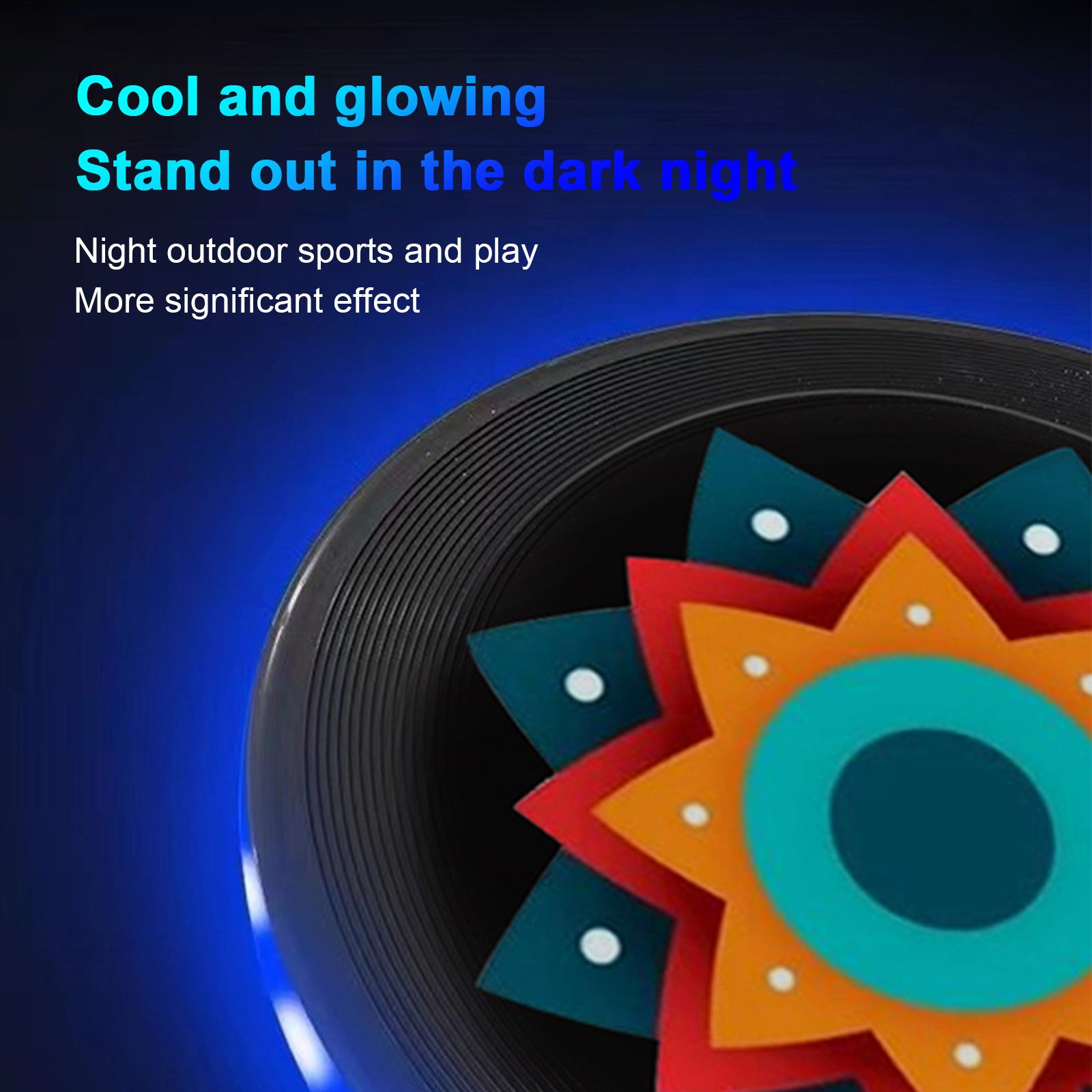 LED Light Up Adult Flying Disc with Light Strip Luminous Glow-in-the-Dark view 5