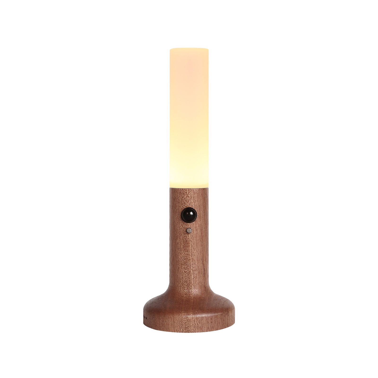Smart Motion Sensor Night Light Solid Wood Table Lamp Wall Lamp Rechargeable — image 1