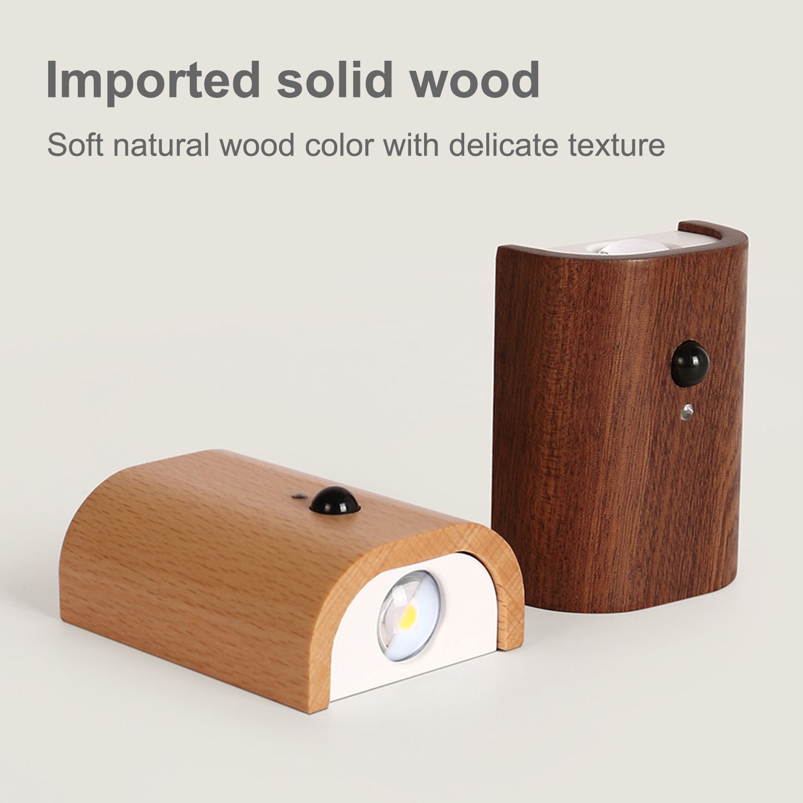 Indoor Motion Sensor Wall Light Double Head LED Rechargeable Night Light view 9