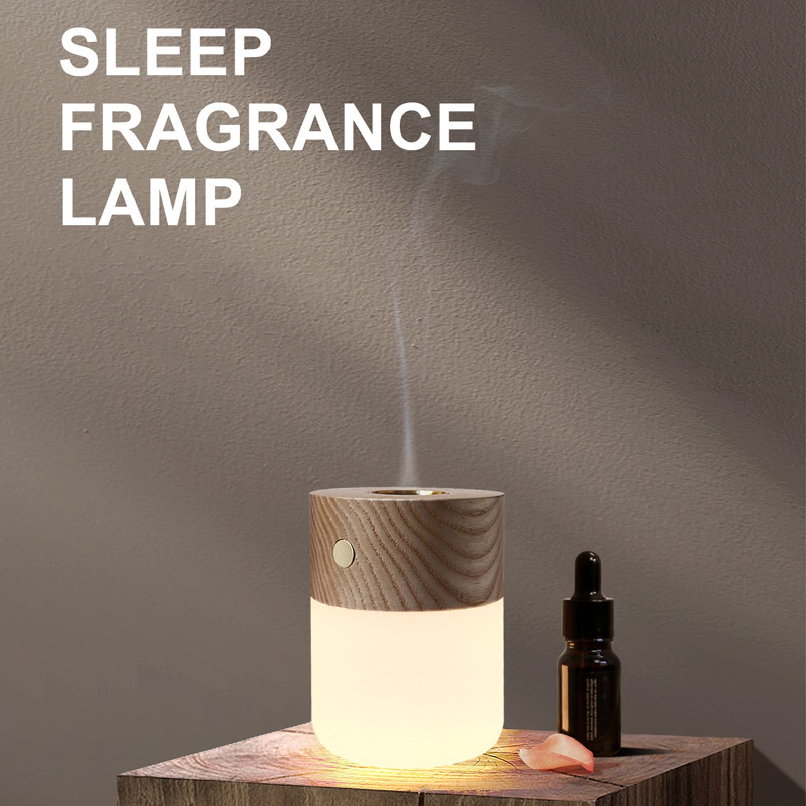 Mini Aromatherapy Lamp Rechargeable Night Light Bedroom Atmosphere Bedside view 7