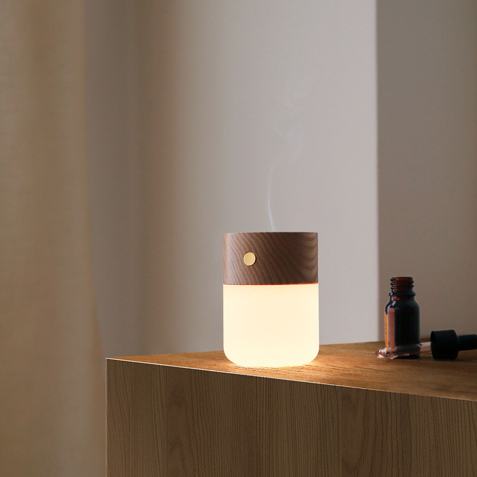 Mini Aromatherapy Lamp Rechargeable Night Light Bedroom Atmosphere Bedside view 10