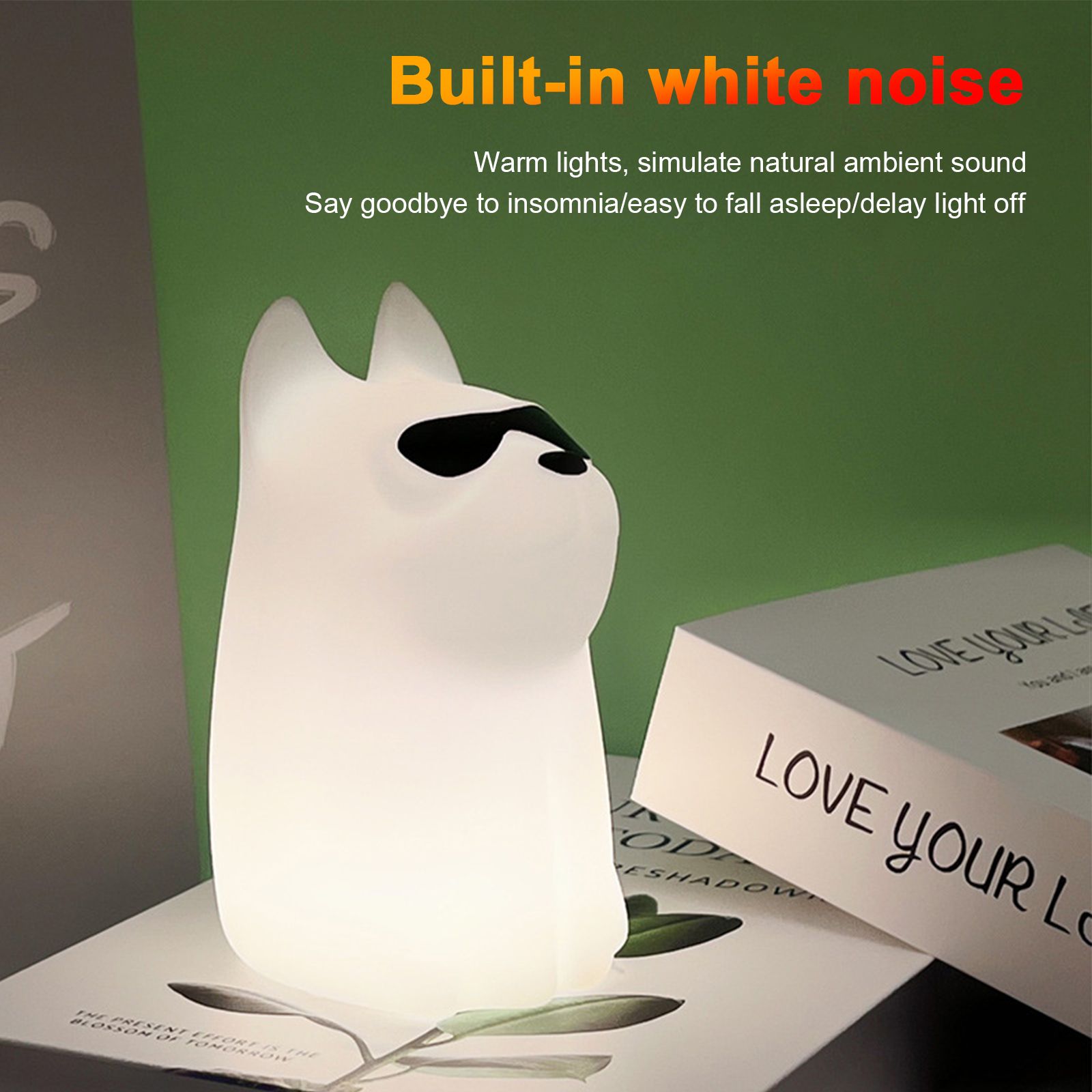 Puppy Silicone Night Light Bedside Companion Sleep Pat Light 2600k Warm White view 4
