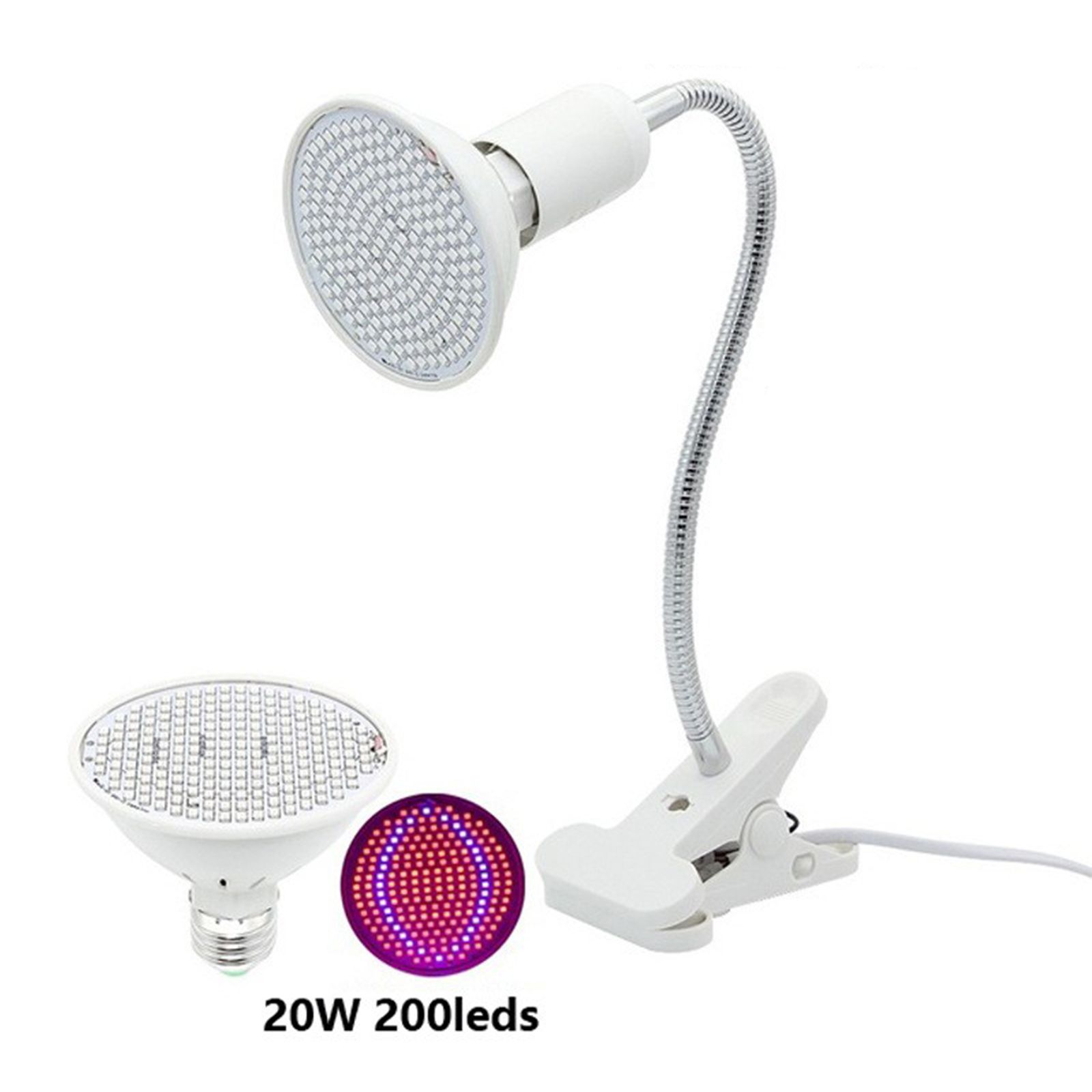 Plant Light LED Countertop Clamp Light Full Spectrum Plant Fill Light Indoor view 6