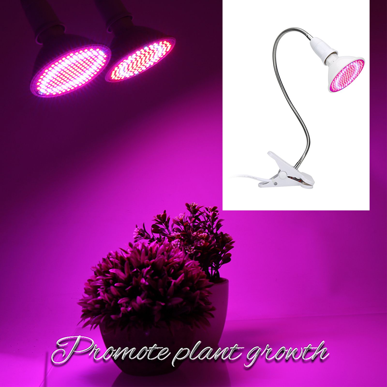 Plant Light LED Countertop Clamp Light Full Spectrum Plant Fill Light Indoor view 8