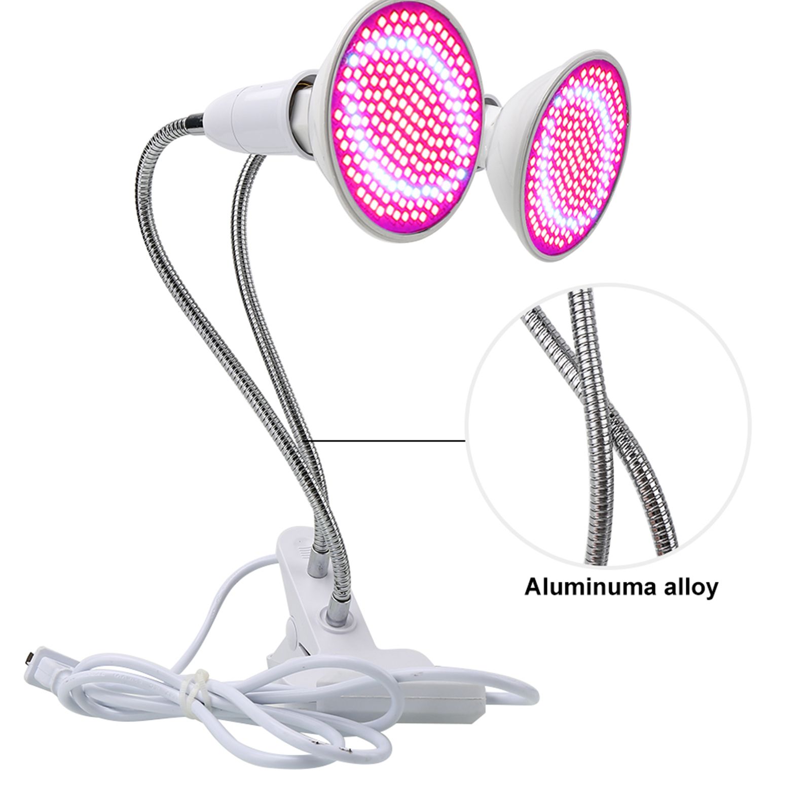 Plant Light LED Countertop Clamp Light Full Spectrum Plant Fill Light Indoor view 6