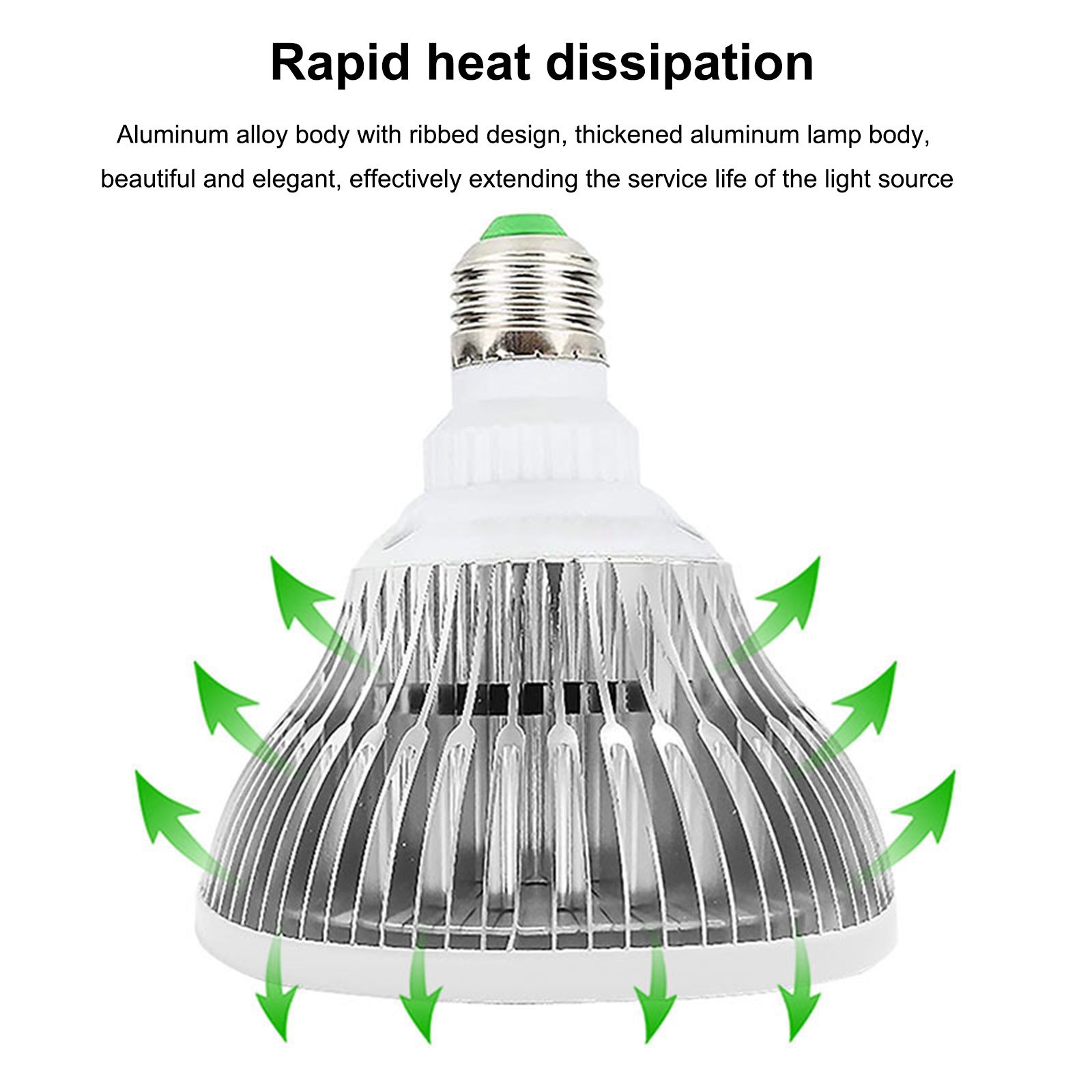 E27 Screw LED Plant Grow Light Plant Light Full Spectrum Greenhouse Nursery view 5