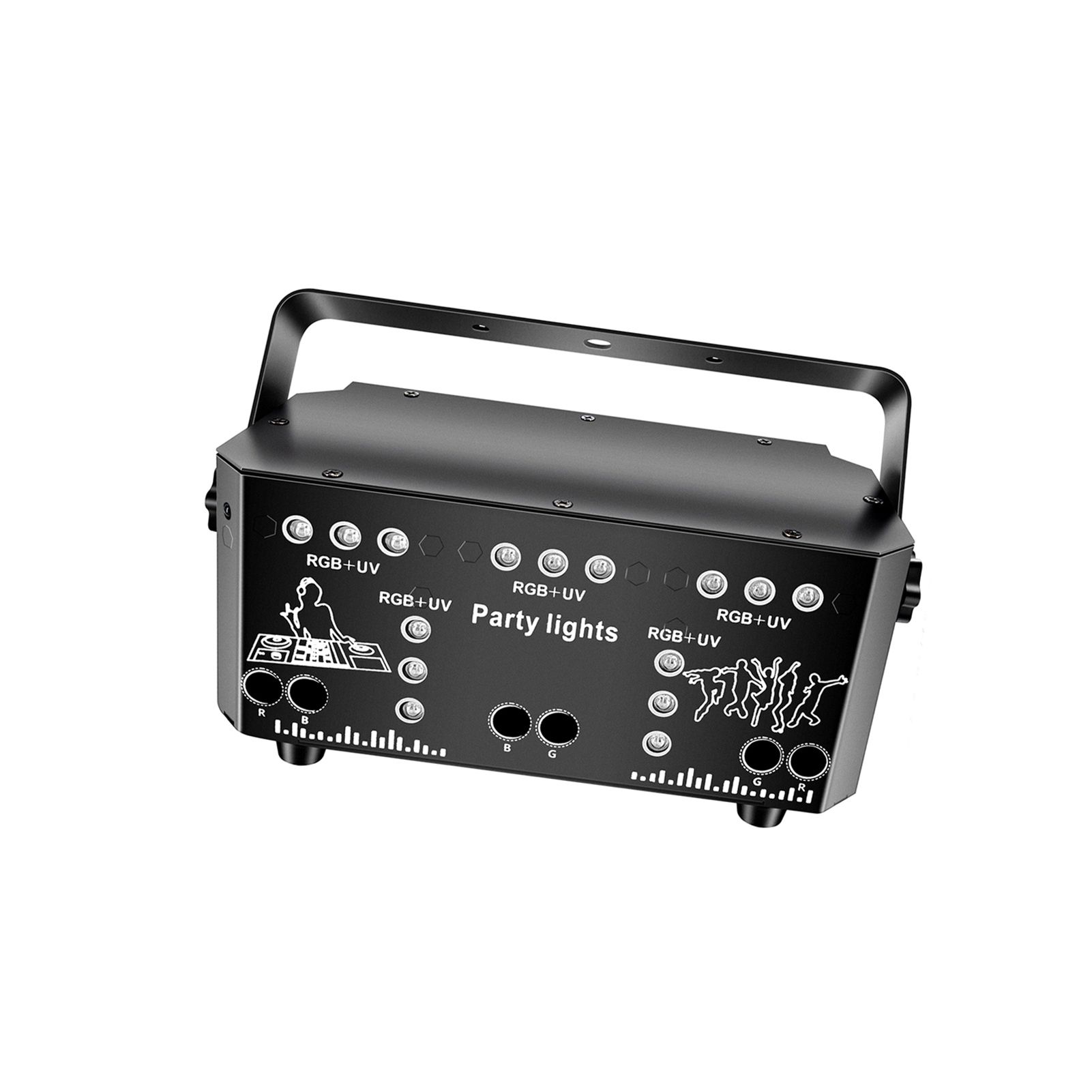 21 Eye DJ Party Strobe Light RGB Dj Disco DMX 512 Voice Activated Projector view 3