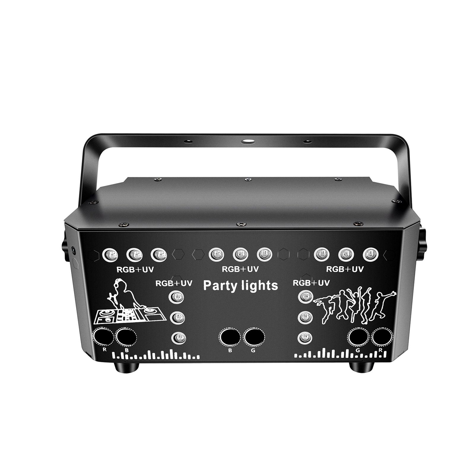 21 Eye DJ Party Strobe Light RGB Dj Disco DMX 512 Voice Activated Projector