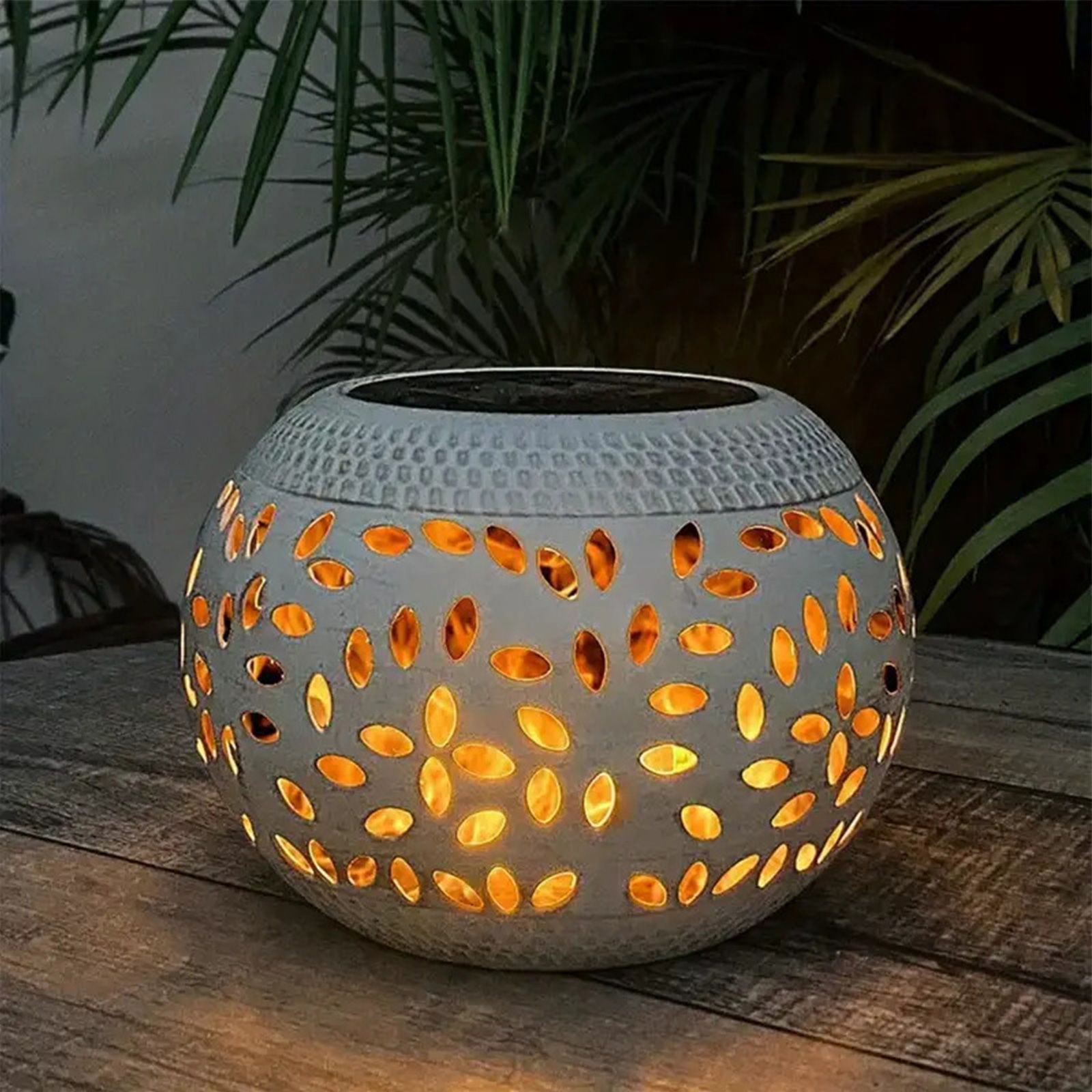 Solar Garden Lights Outdoor Landscape Atmosphere Arrangement Tabletop Steps view 6