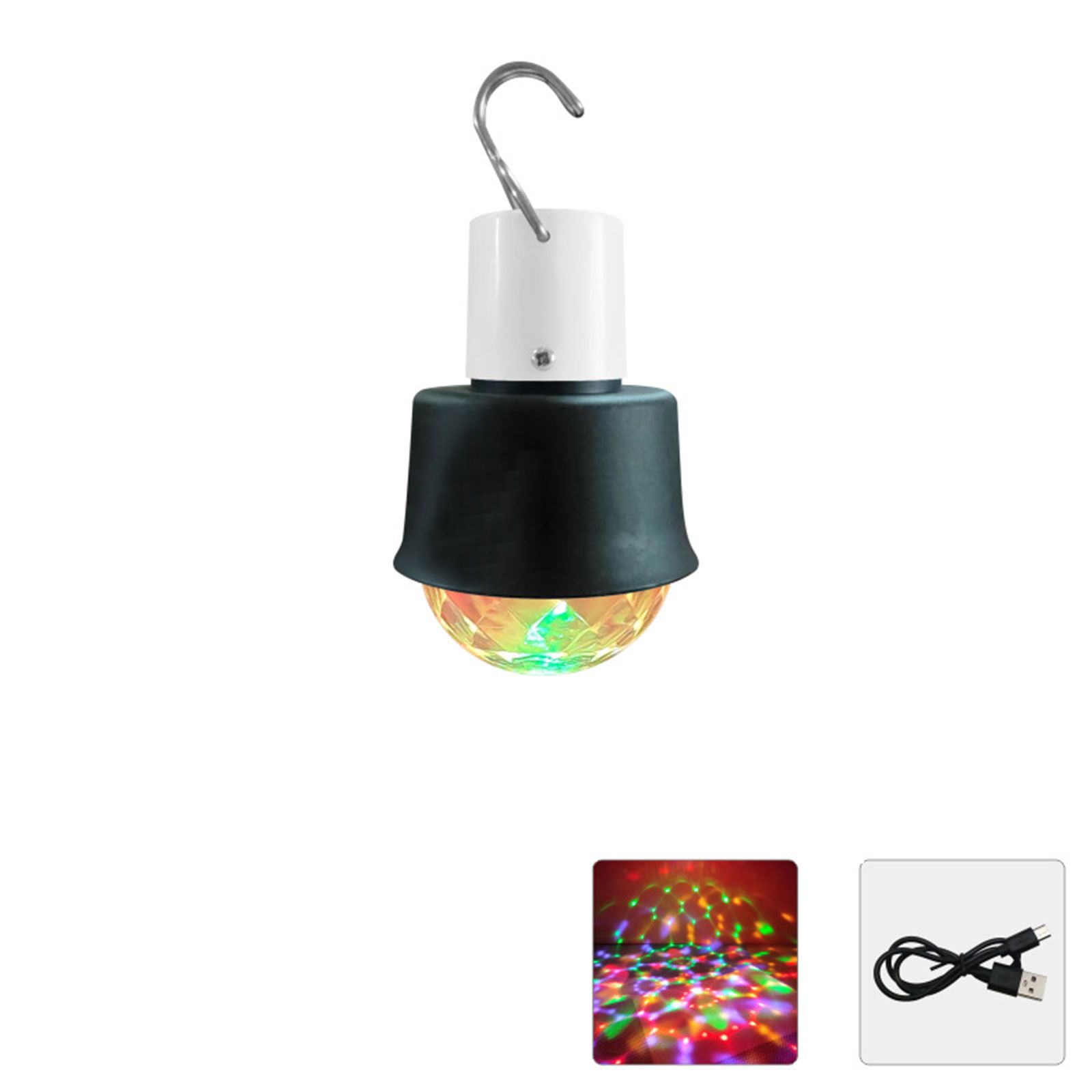 4W 5V USB Low Voltage Rechargeable Mini Ambiance LED Light Bulb RGBW Colorful view 9