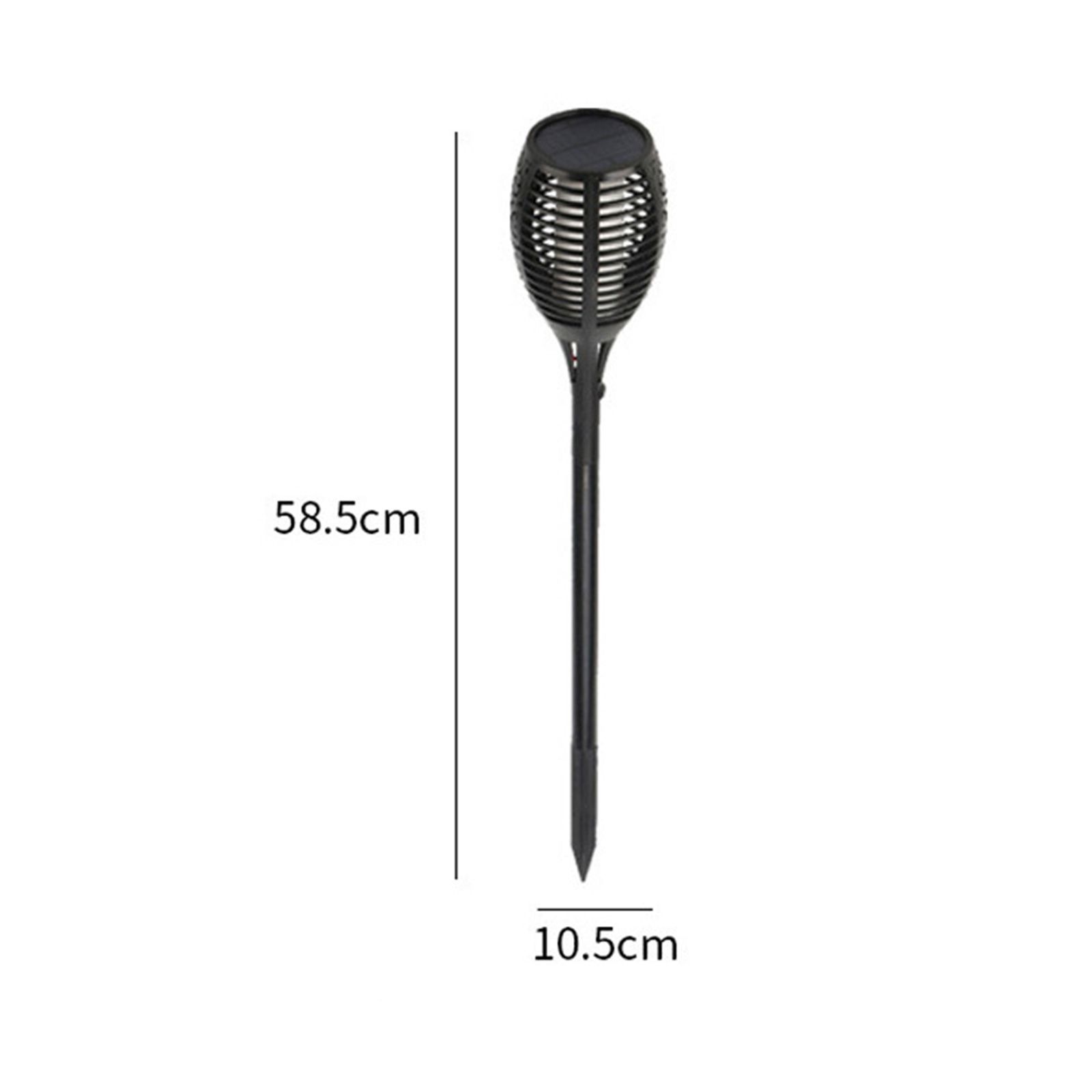 Solar Flame Lights Outdoor Garden Lights Ground Plug Lights Simulation Torch view 5