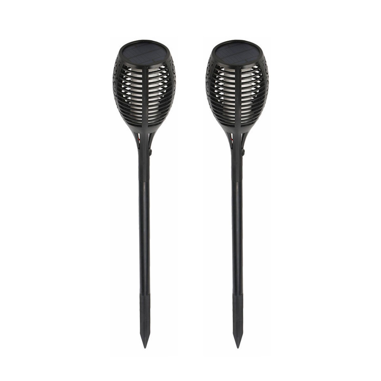 Solar Flame Lights Outdoor Garden Lights Ground Plug Lights Simulation Torch view 3