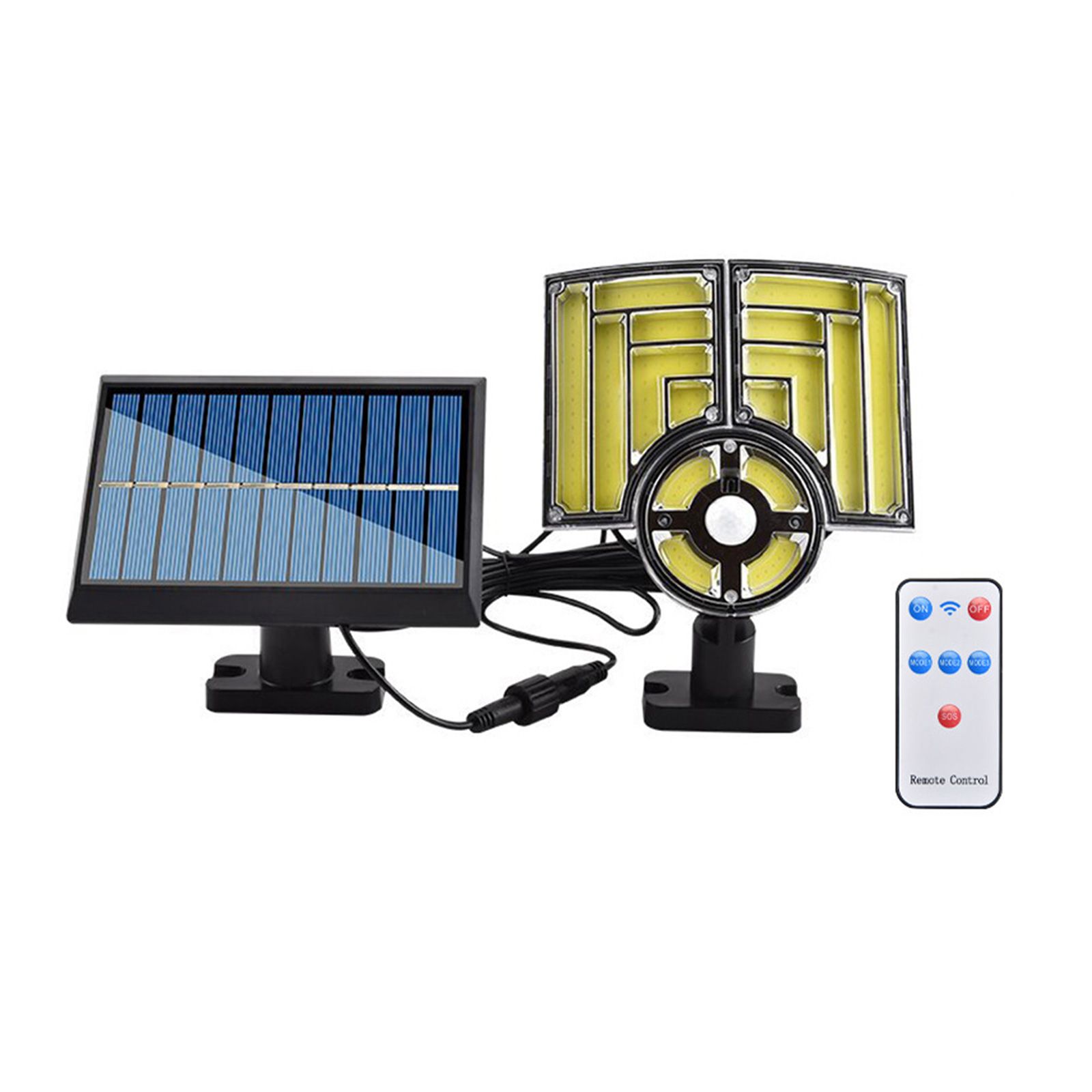 Solar Split Wall Light Outdoor Body Sensor Light Home Garden Light Garage view 2