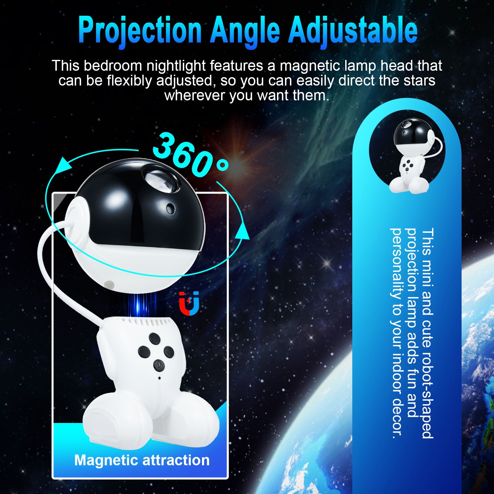 Star Projector Galaxy Night Light Starry Nebula Ceiling LED Lamp 15 Light view 5