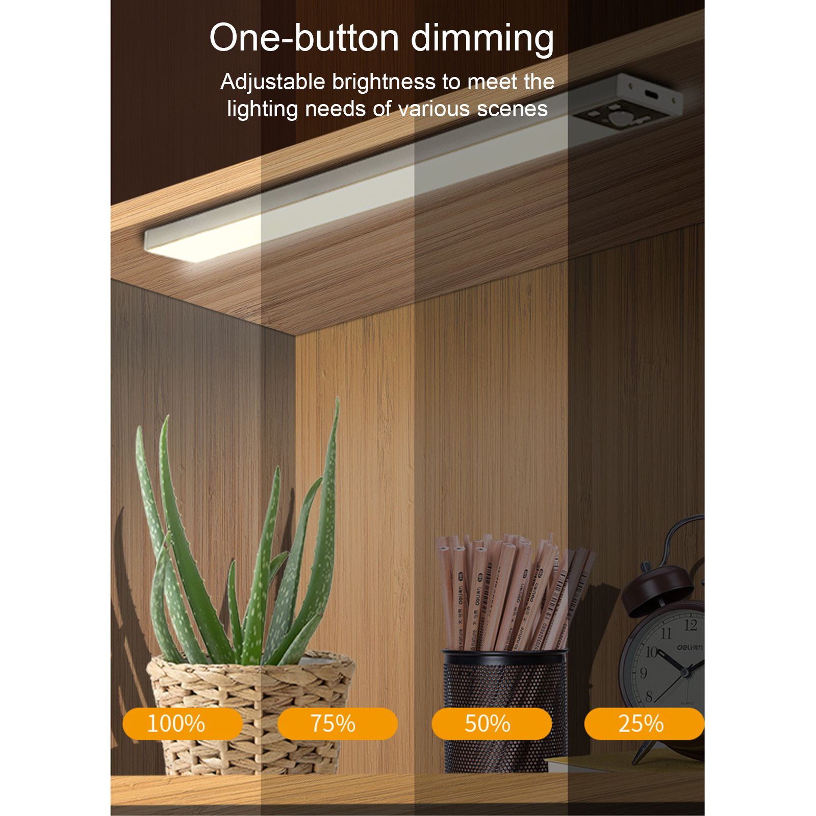 Ultra-thin Body Sensor Night Light Rechargeable Cabinet Wine Cooler Closet view 8