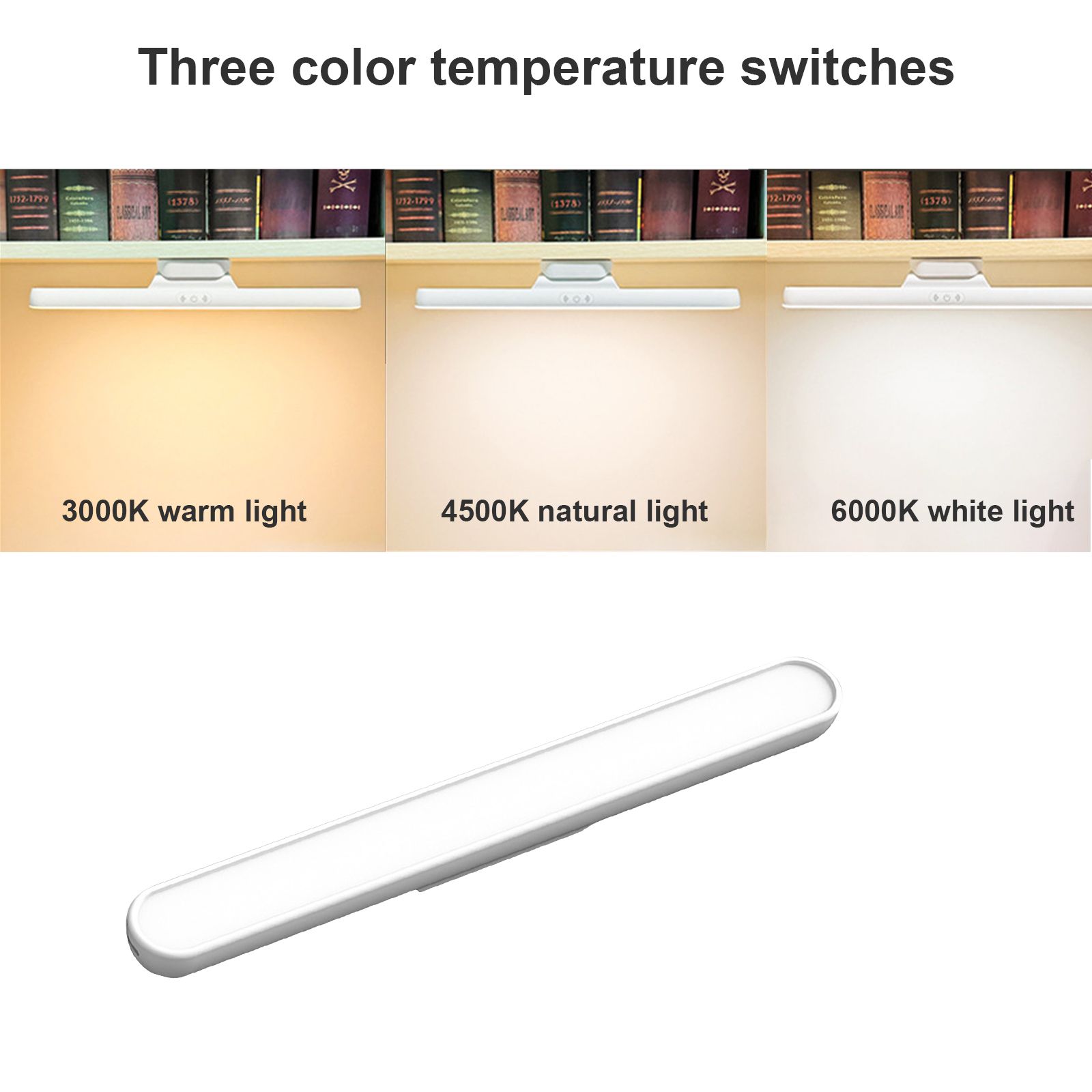 Eye-care Desk Lamp Mirror Lamp Dormitory Lamp with Magnetic Base 80°Rotation view 4
