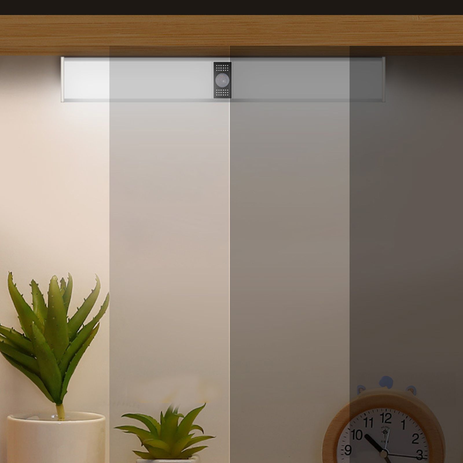 Body Sensing Light Magnetic Under Cabinet Lights Wardrobe Light Motion Sensor view 2