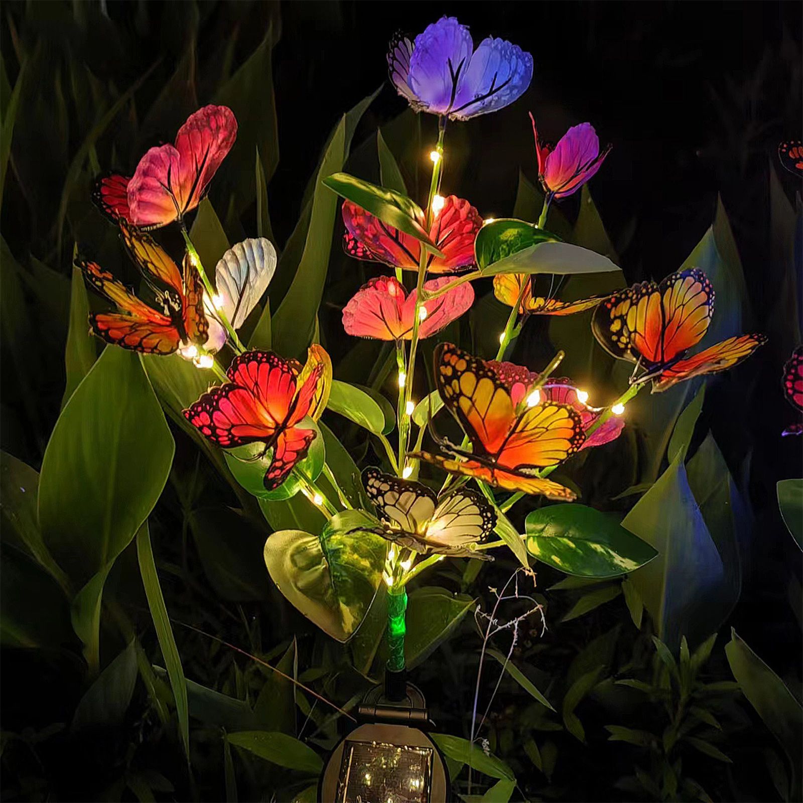 Solar Lawn Lamp Decorative Butterfly Garden Lights Outdoor Landscape Pathway view 4