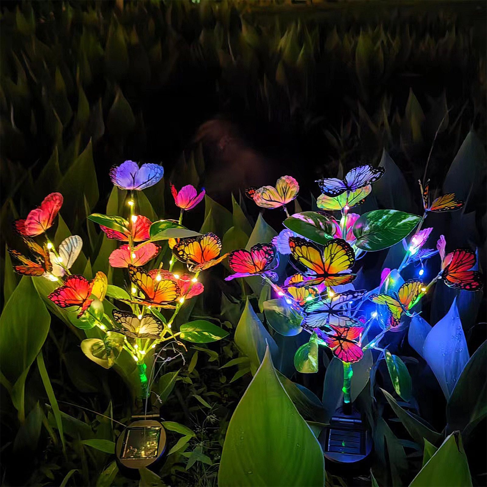 Solar Lawn Lamp Decorative Butterfly Garden Lights Outdoor Landscape Pathway view 10