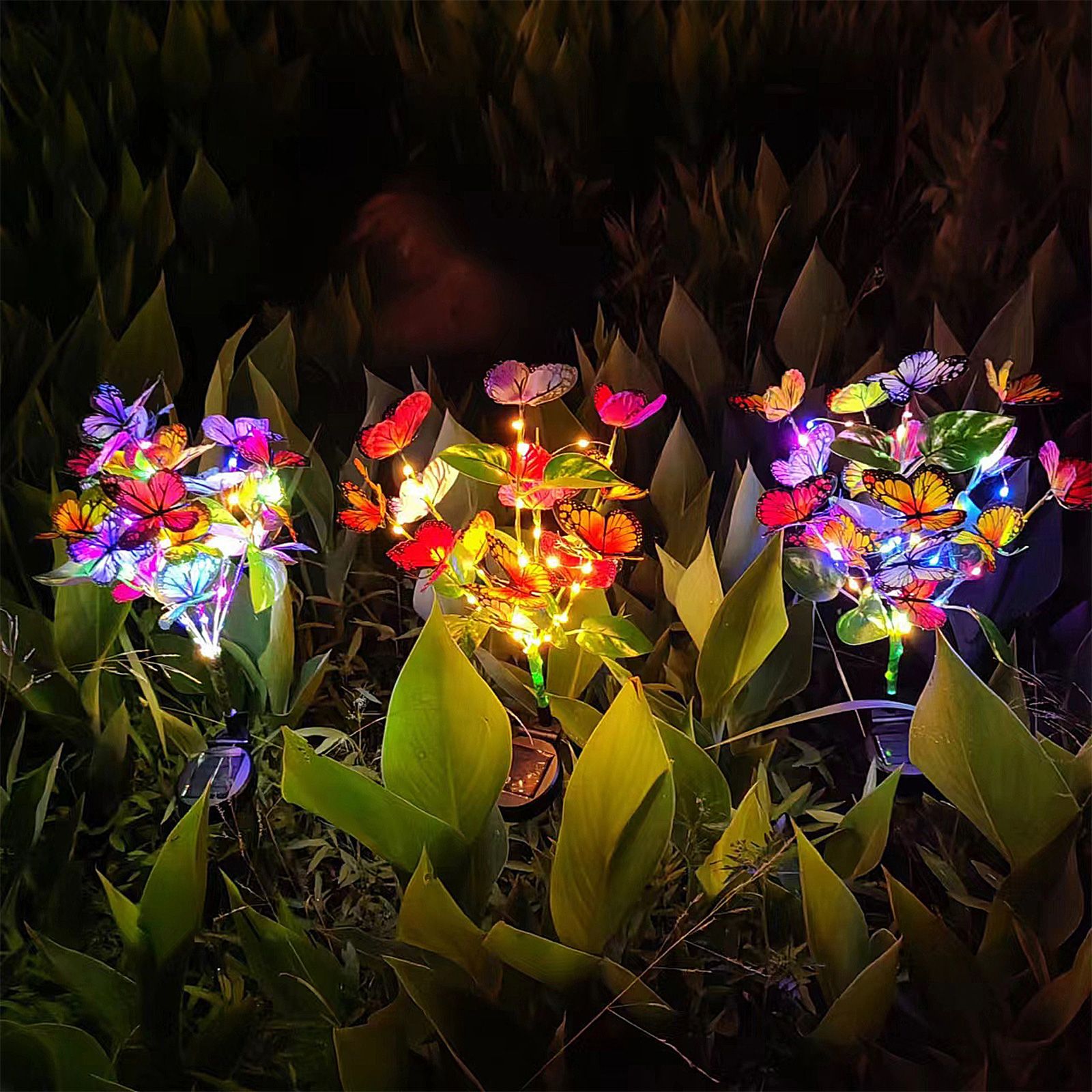 Solar Lawn Lamp Decorative Butterfly Garden Lights Outdoor Landscape Pathway view 12