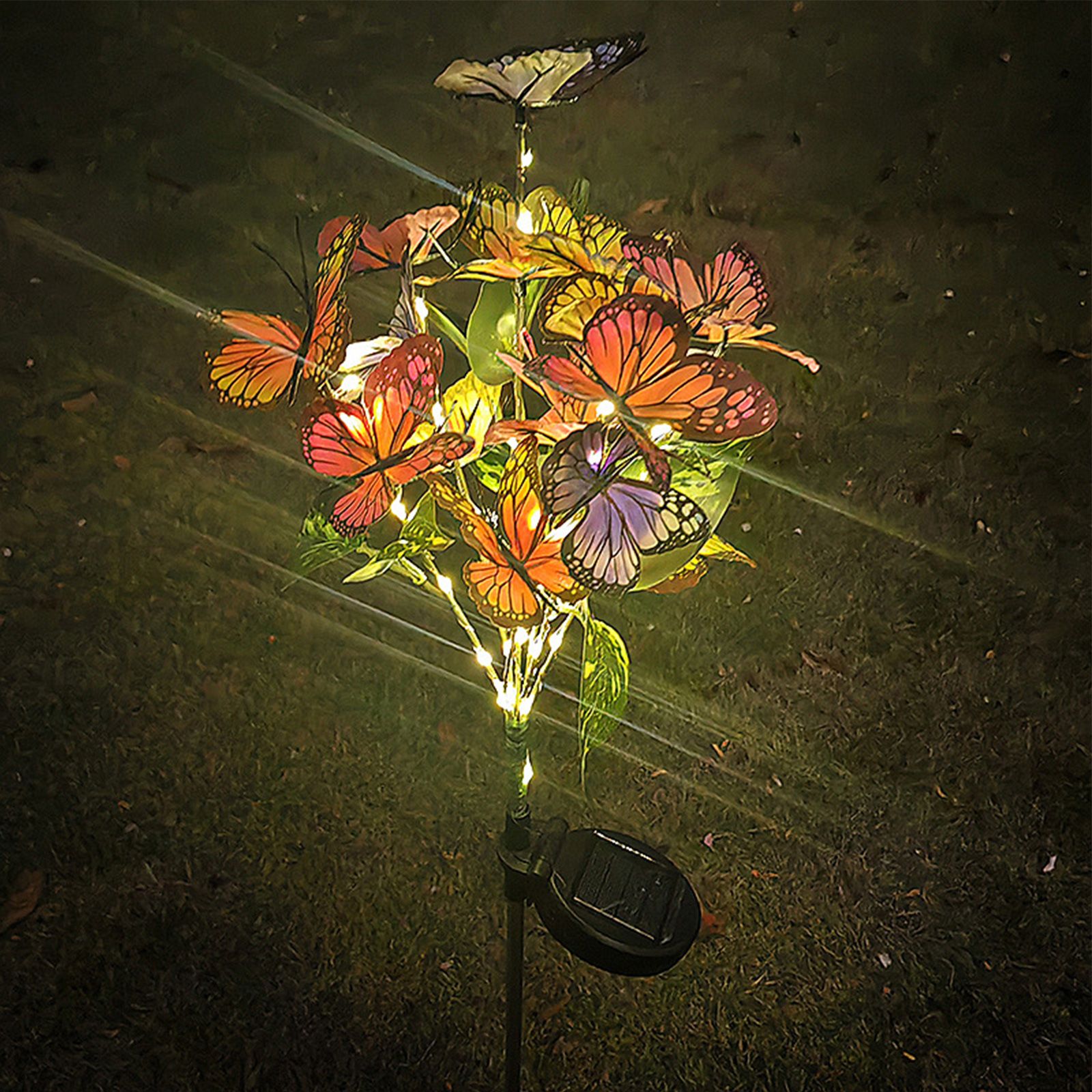 Solar Lawn Lamp Decorative Butterfly Garden Lights Outdoor Landscape Pathway view 8