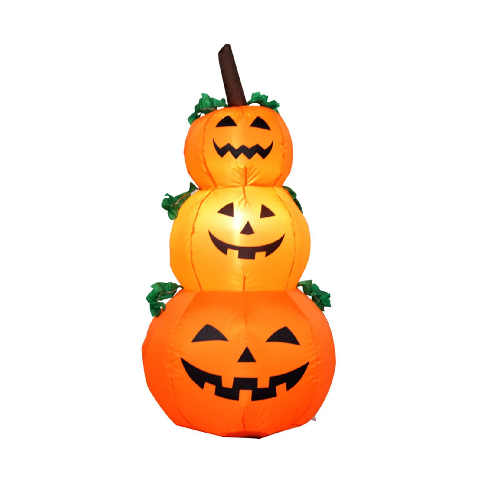 3.9FT Halloween Inflatables Pumpkin Outdoor Decorations LEDs Blow Up view 2