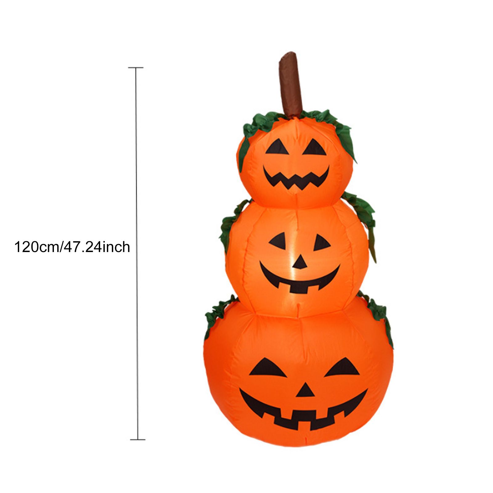 3.9FT Halloween Inflatables Pumpkin Outdoor Decorations LEDs Blow Up view 9