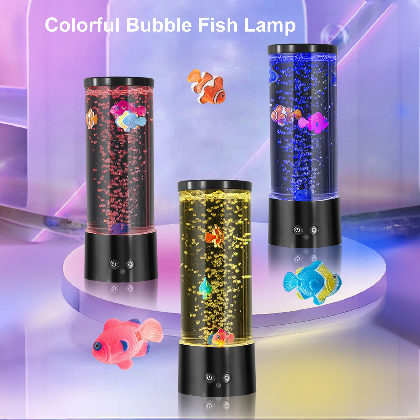 Jellyfish Lamp LED High Bright USB Night Light Creative Children's Room view 5