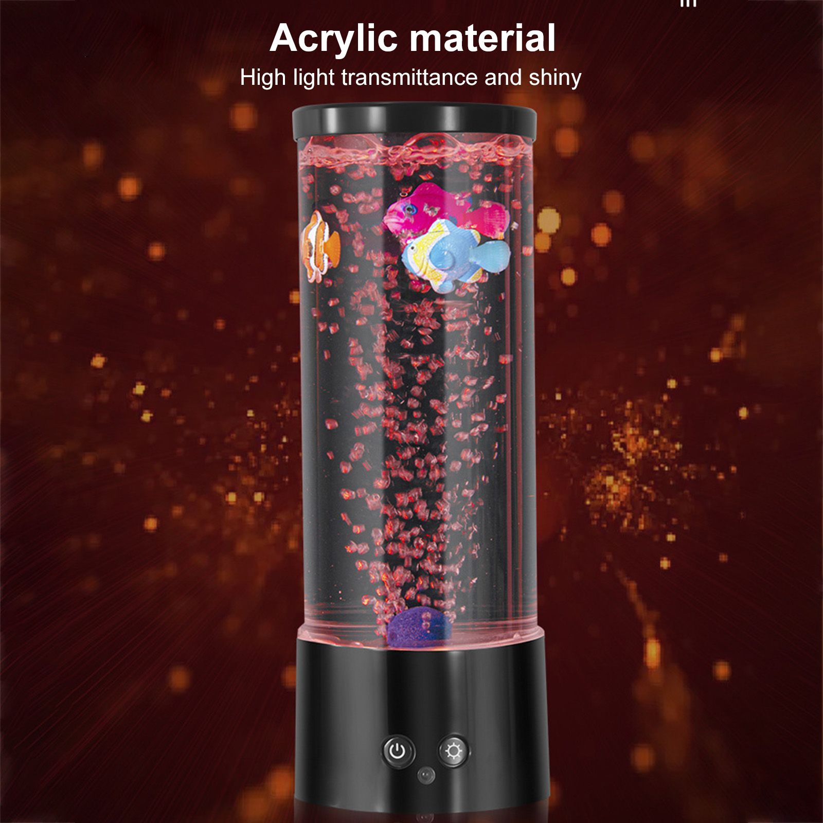 Jellyfish Lamp LED High Bright USB Night Light Creative Children's Room view 6