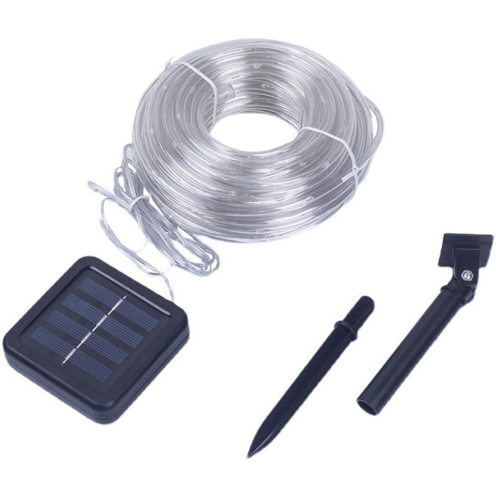 Solar LED Tube Lights Decorative String Lights Outdoor Garden Landscape — image 1