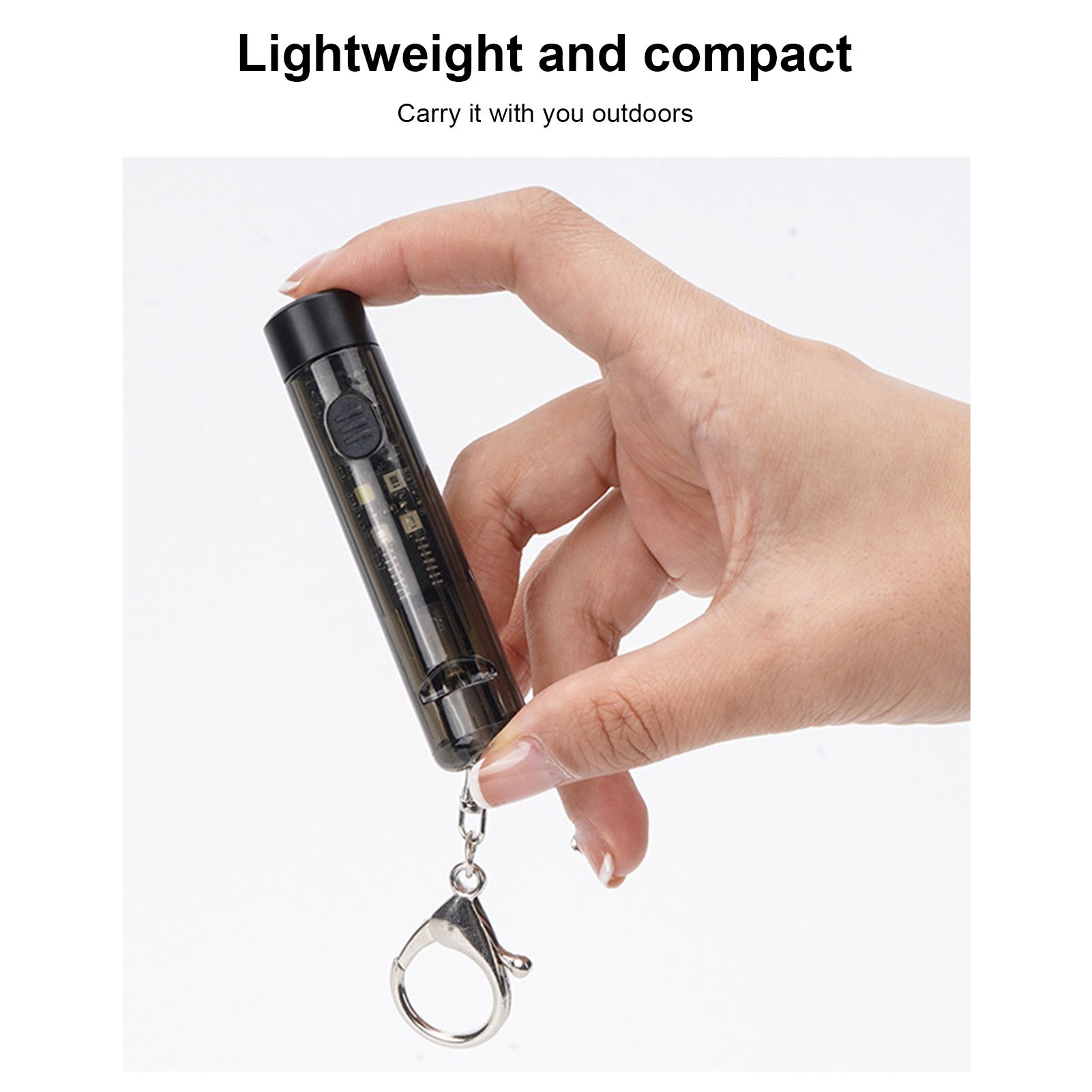 Portable LED Flashlight Mini Pocket Flashlight with Keychain Design Emergency view 4