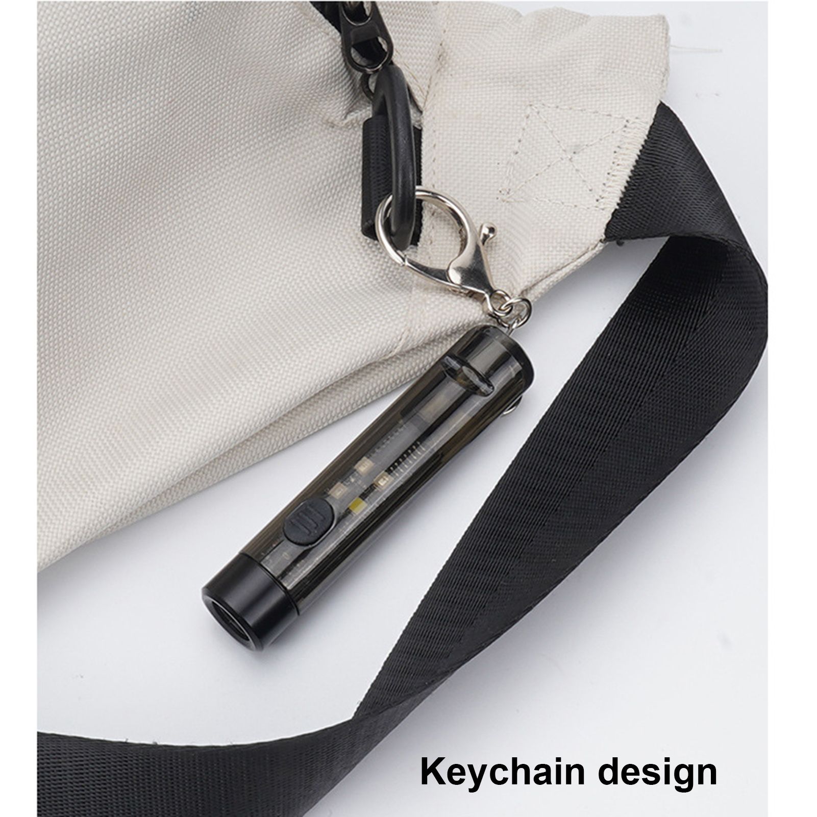 Portable LED Flashlight Mini Pocket Flashlight with Keychain Design Emergency view 9