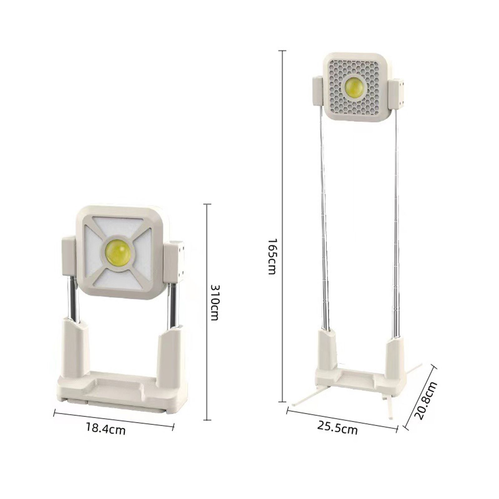 Solar Work Light Outdoor Tent Light Portable Portable USB Rechargeable view 2