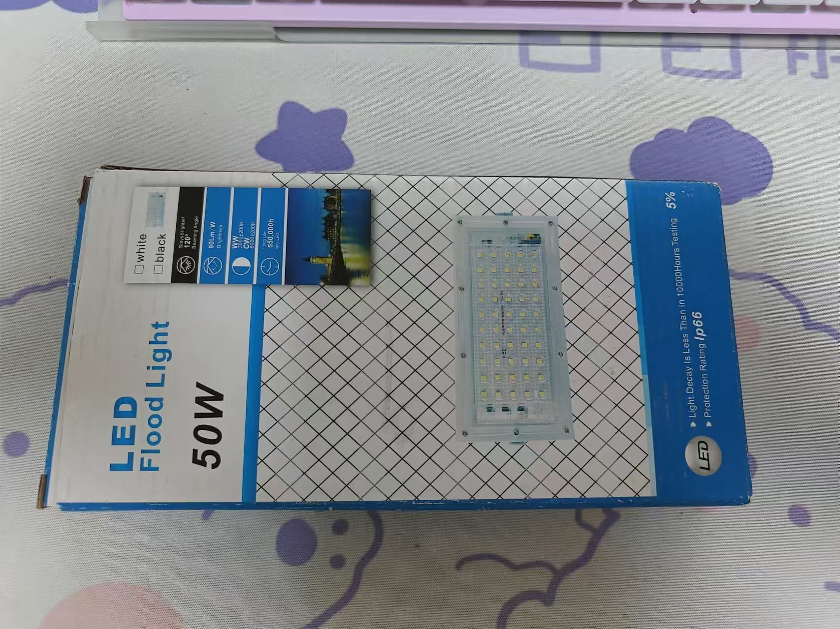 50W Outdoor IP66 Waterproof Floodlight Super Bright RGB Lawn Floodlight LED view 11